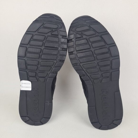 Reebok Record Mile Classic Leather Men's Sneakers Black Running - Picture 8 of 9